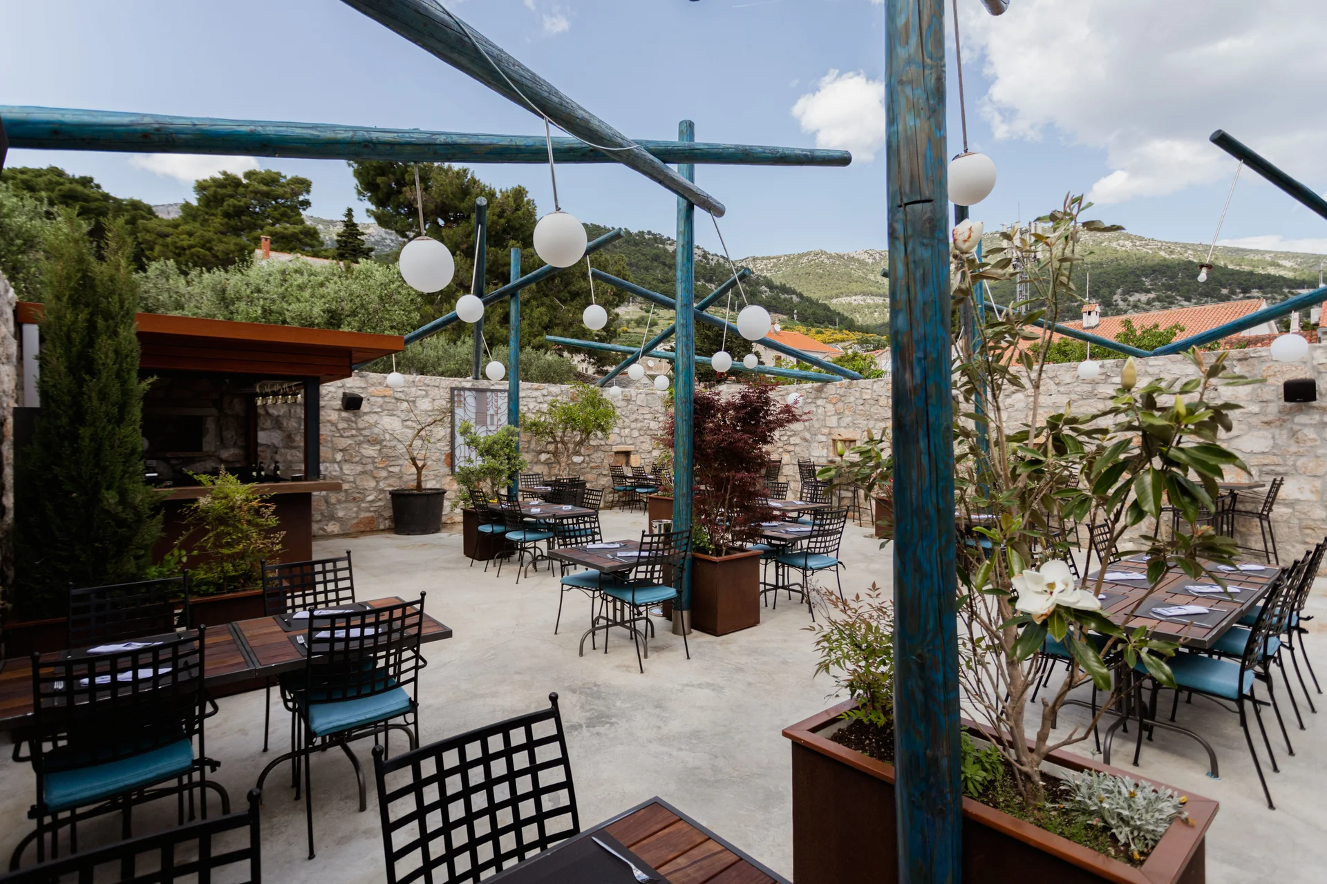 Ambient interior design at Boket78 restaurant
